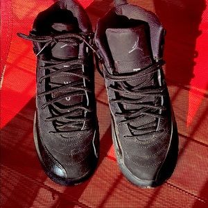 Jordan pink and black high tops!